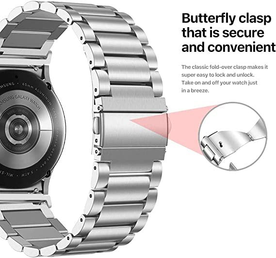 Pulse Nova Pro de Titânio de Grau 2 — Fecho magnético personalizado, Galaxy Watch 4 a 7