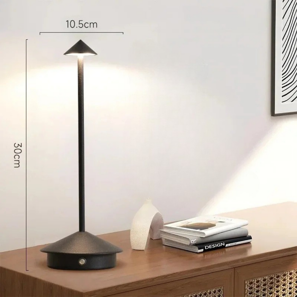 Rechargeable Cordless LED Table Lamp - Waterproof and Dimmable with USB-C - Lamylie