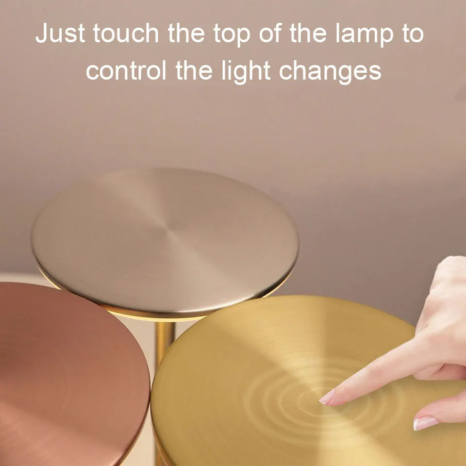 USB Rechargeable LED Desk Lamp Featuring 3 Color Temperature Settings - Lamylie