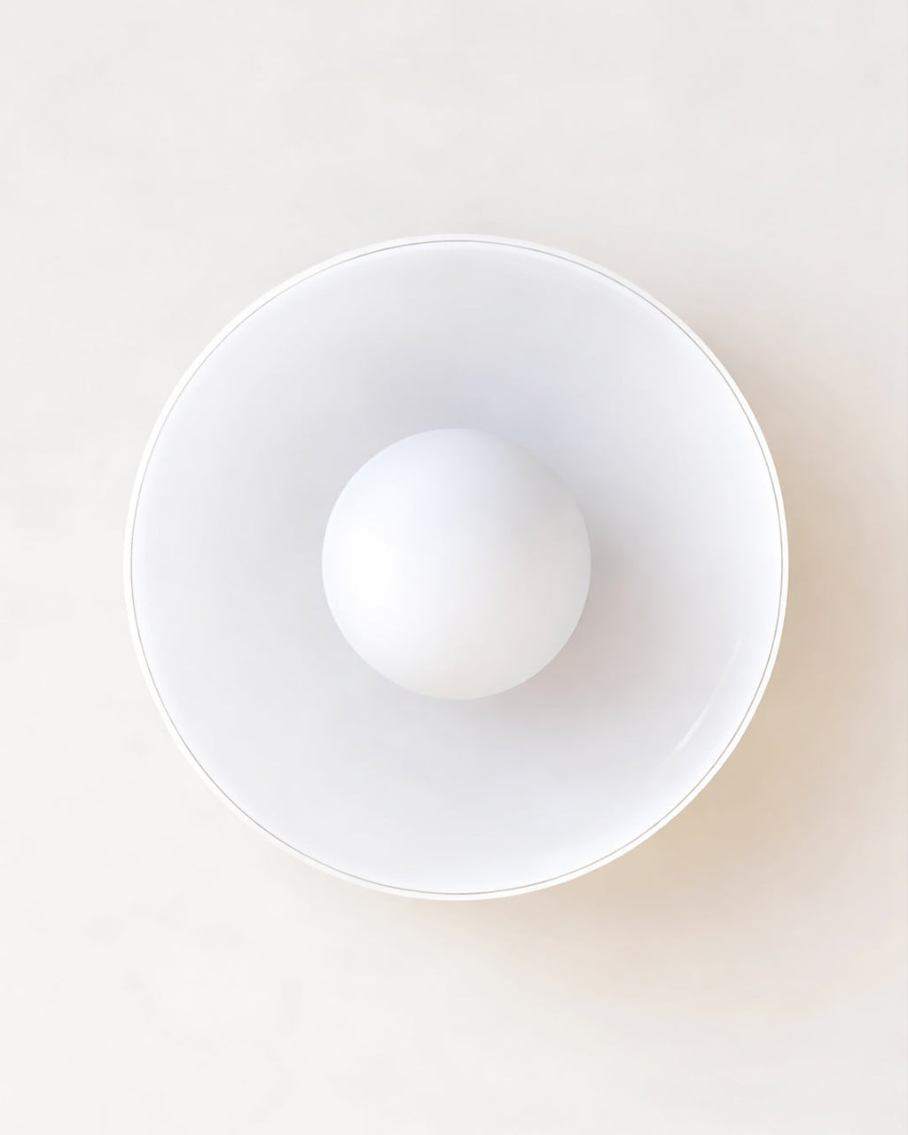 Minimalist Glass Wall and Ceiling Lamp — Modern Lighting for Hallway & Bedroom — Dimmable LED — Ø25 / Ø35 cm - Lamylie