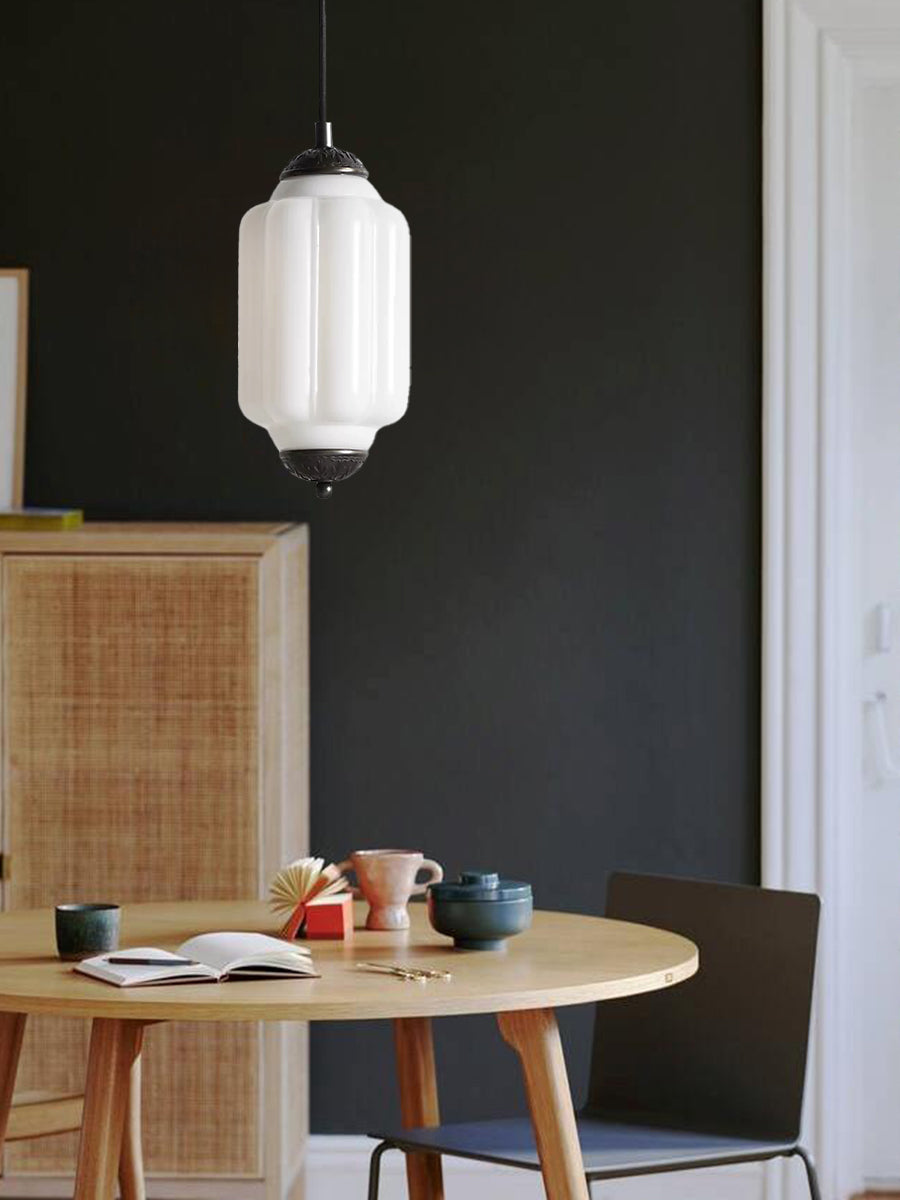 Vintage Glass Pendant Lamp with Nostalgic Look | Refined Lighting for Dining Room and Kitchen - Lamylie