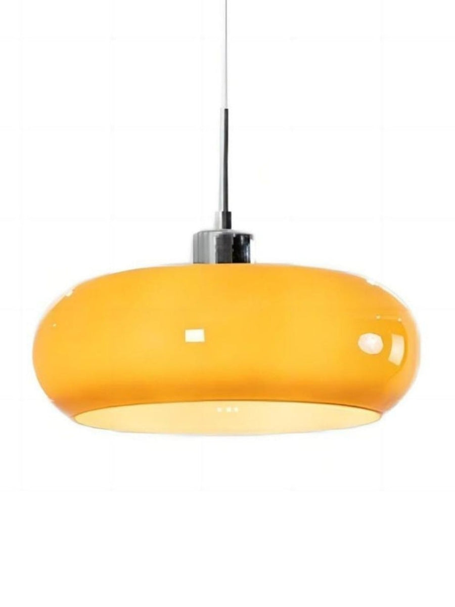Bauhaus Glas Pendelleuchte Metall 11cm Nordisches Design Esszimmer Küche - Lamylie