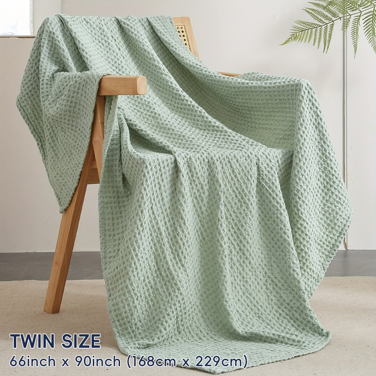 Coperta waffle accogliente Cloudweave — Tessuto leggero, resistente e adatto all’uso quotidiano