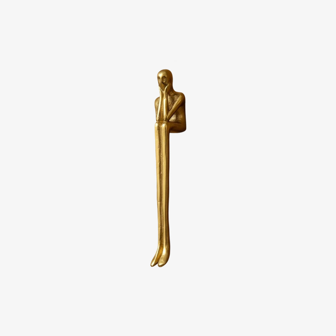 Minimalist Cabinet Handle - Brass Silver Pink - Scandinavian Design Furniture - Lamylie