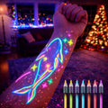 Illumina ogni spazio con una straordinaria body art al neon che cattura l’attenzione - Lamylie