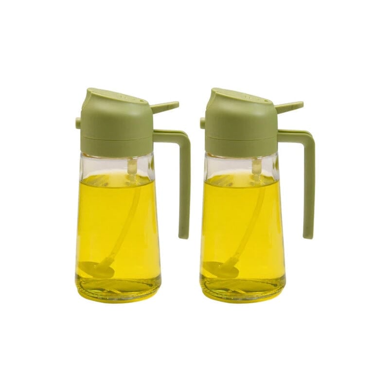 Dispensador y pulverizador de aceite de vidrio de doble función para la cocina - Lamylie