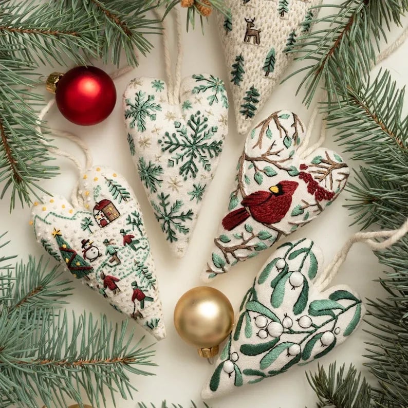 Ručně vyrobený vánoční zázrak – StitchHeart Noel - Lamylie