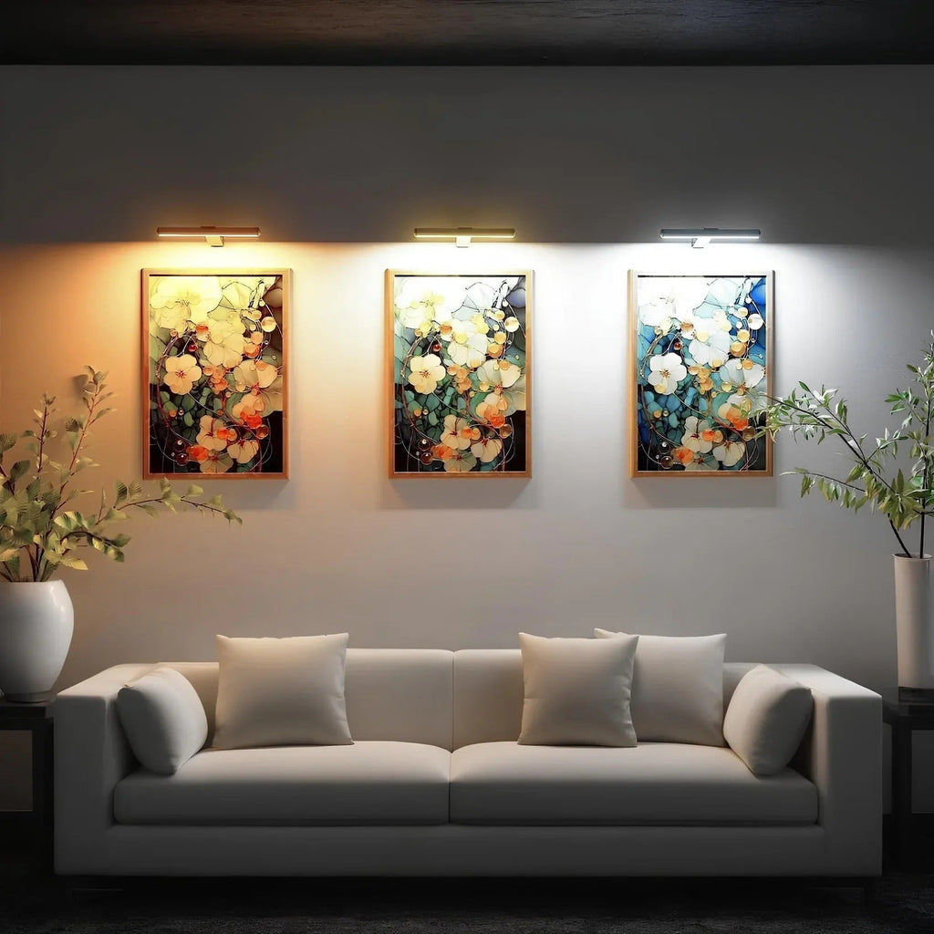 Wireless LED Art Light – Adjustable Wall Lamp for Display Pieces - Lamylie