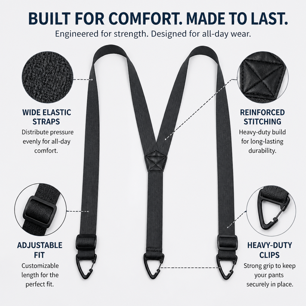 IronHold Suspenders — Εξαιρετικά σταθερή στήριξη που δεν σας απογοητεύει ποτέ - Lamylie