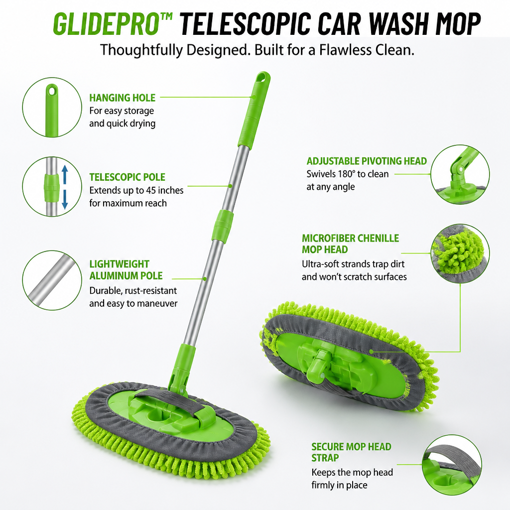 GlidePro — وصول سهل لبريق خالٍ من الخدوش، بمظهر صالات العرض في كل مرة - Lamylie