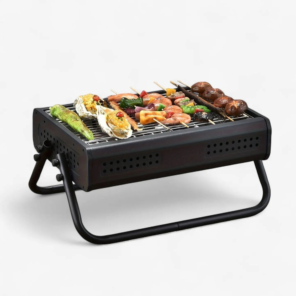 Hiiligrilli | Kannettava | Taitettavat kahvat | GrillGo - Lamylie