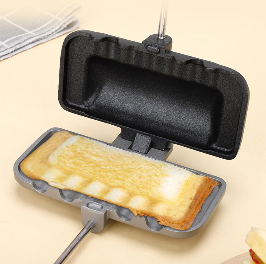 Dobbeltsidig sandwichpanne | Slippbelegg i aluminium for rask tilberedning | 30.5 cm – Lamylie