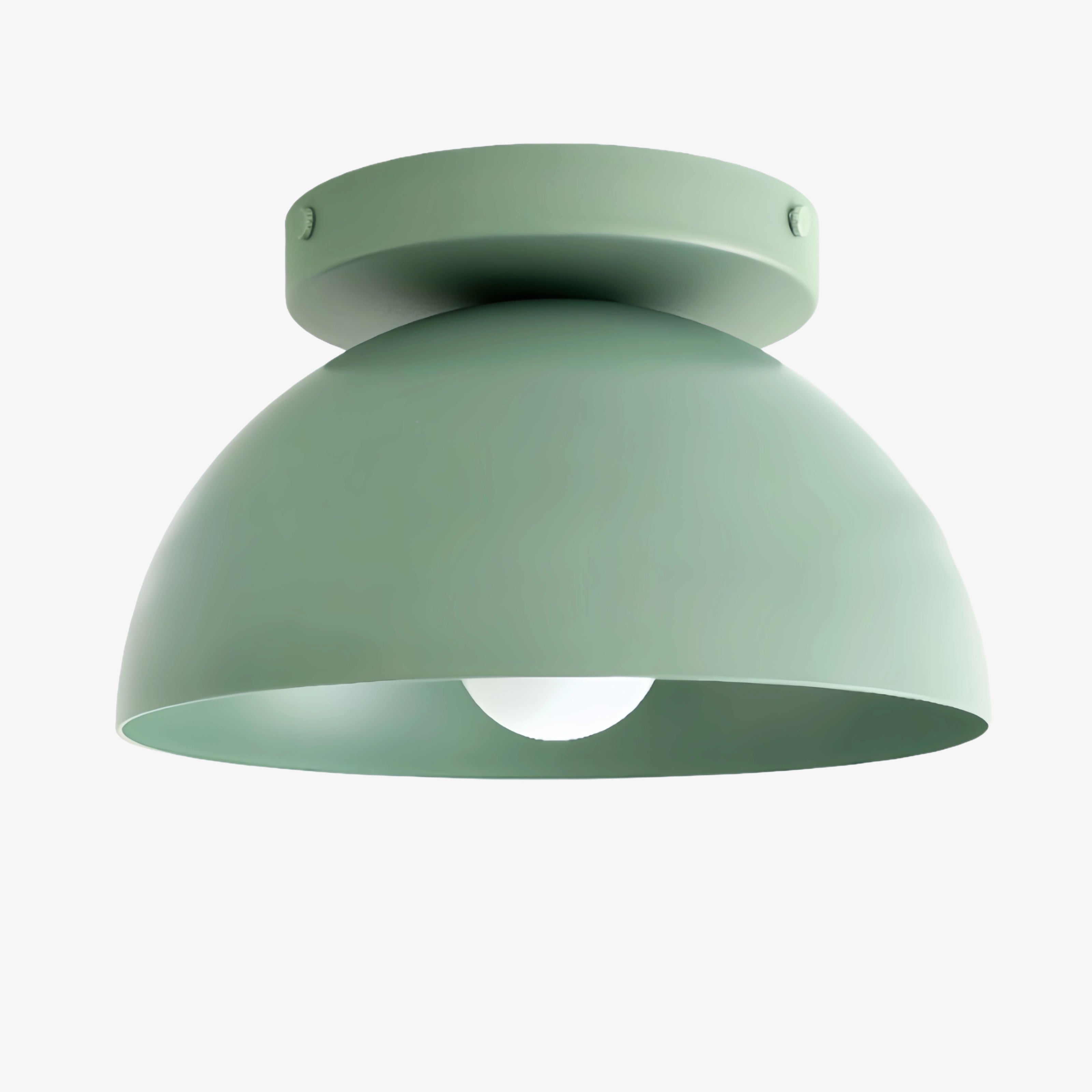 Minimalist Dome Ceiling Lamp for Compact Spaces | Surface-Mounted Spot Available in Multiple Colors - Lamylie