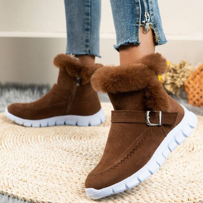 Bottines Chaudes en Peluche