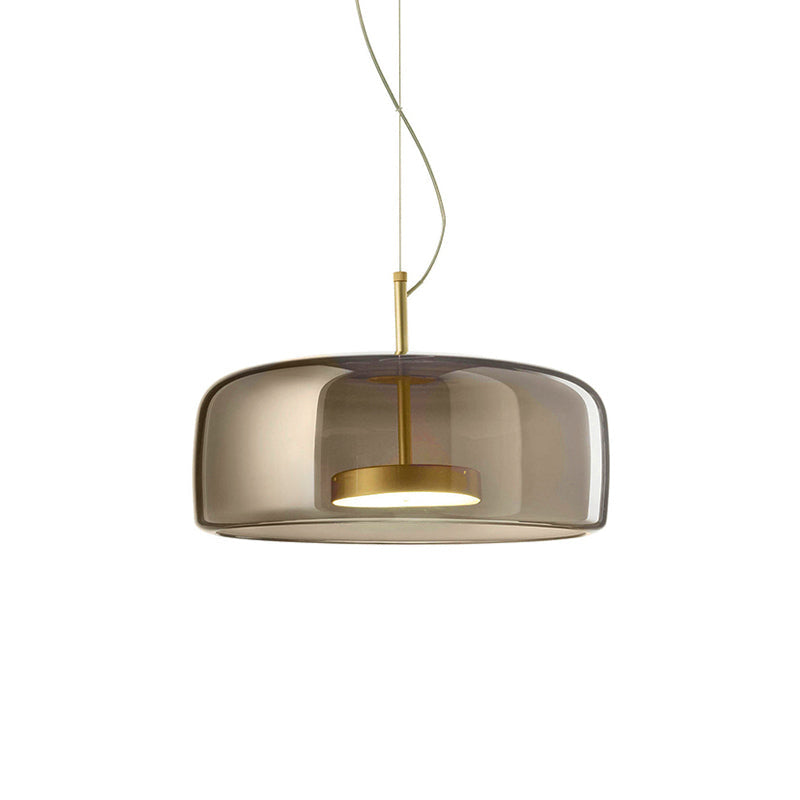 Lámpara colgante de cristal Astra — Luminaria de techo transparente