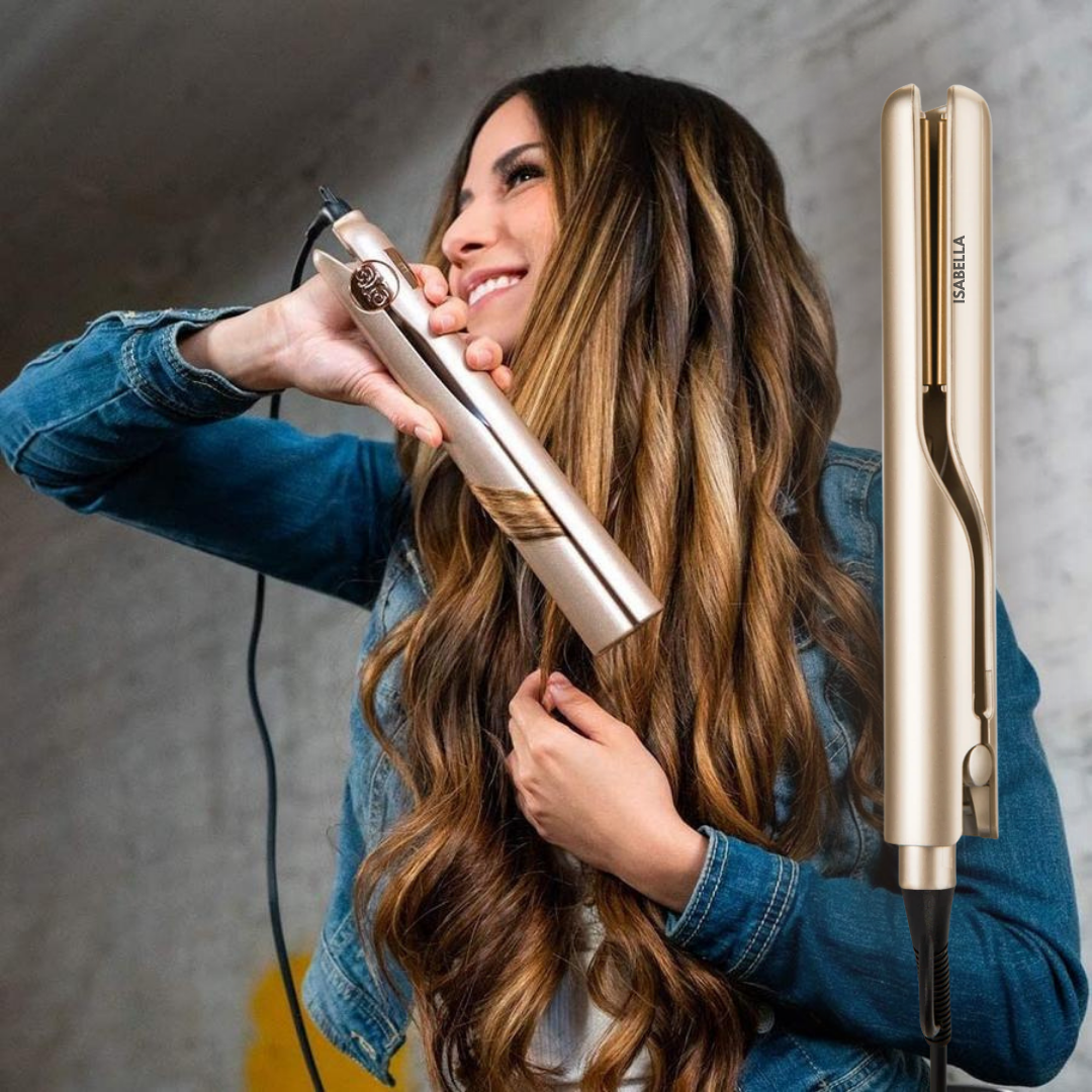 LustraWave Hair Styling Tool – Stunning Look with Visible Protection - Lamylie