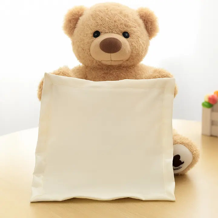 BuddyBear – Bamsebjørnen, der kigger frem og får din baby til at grine hver gang - Lamylie