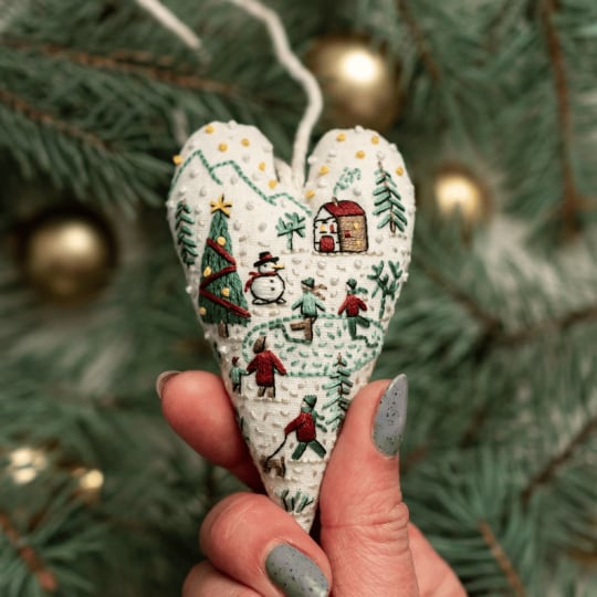 Ručně vyrobený vánoční zázrak – StitchHeart Noel - Lamylie