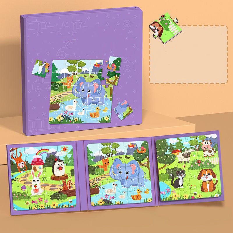 Magnetic Puzzle Book for Kids – Instant Favorite! - Lamylie