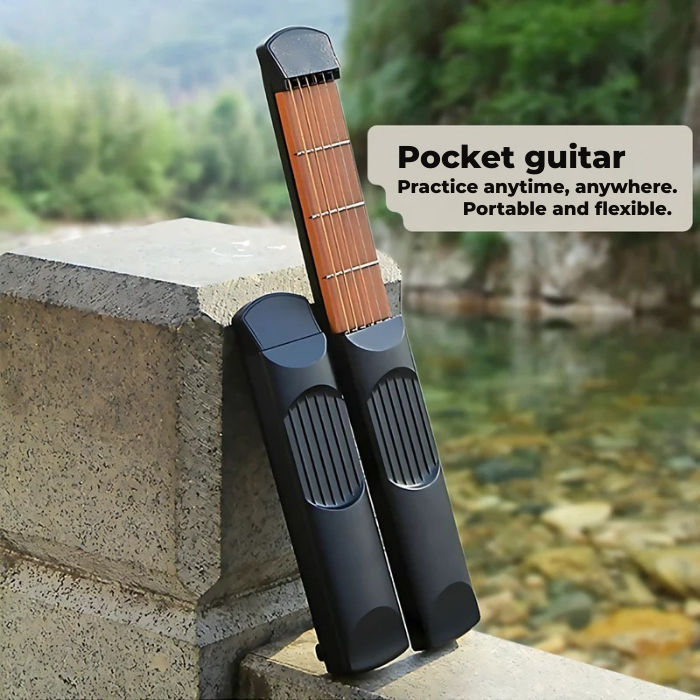 PulseStrum Pocket Trainer — Master Guitar Anywhere, Anytime with Silent, Stress-Free Practice - Lamylie