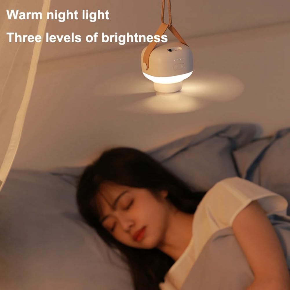 Hanging Fan with LED Light - Lamylie