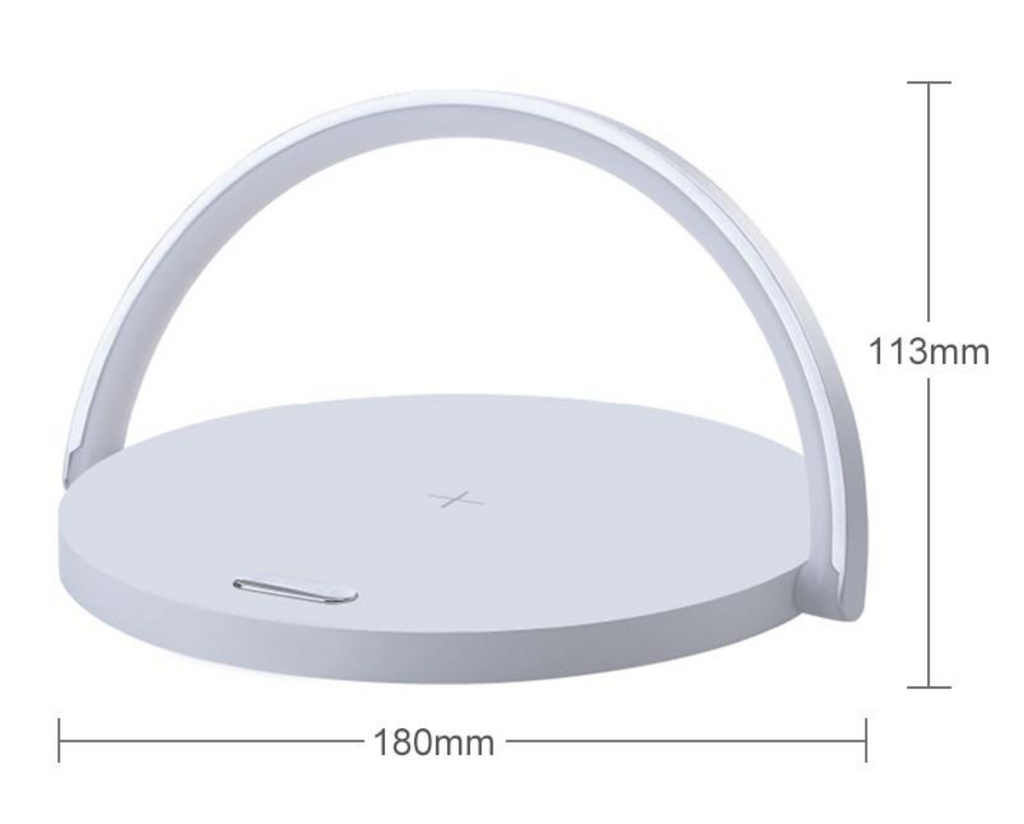 LED Nightstand Lamp with Wireless Charging Pad - Lamylie