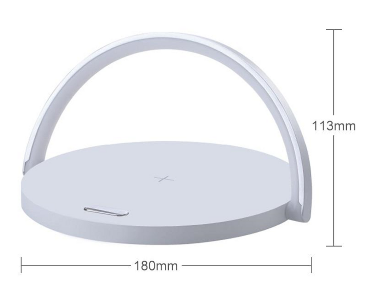 LED Nightstand Lamp with Wireless Charging Pad - Lamylie