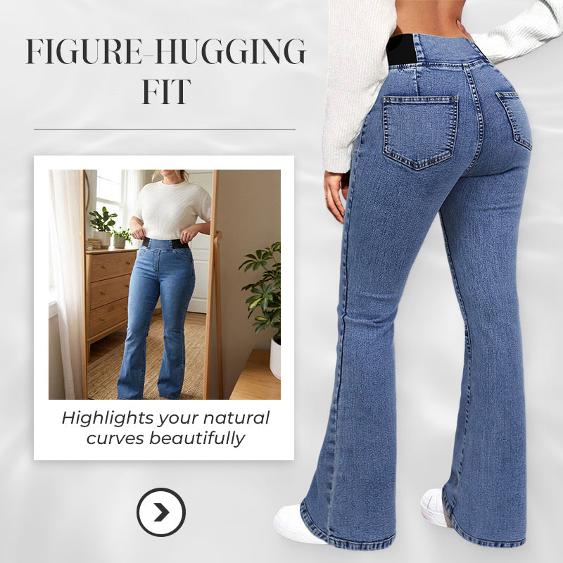 FlexiCurve — Jeans, die Ihre Kurven feiern, mit ganztägiger Bewegungsfreiheit und perfekter Passform - Lamylie