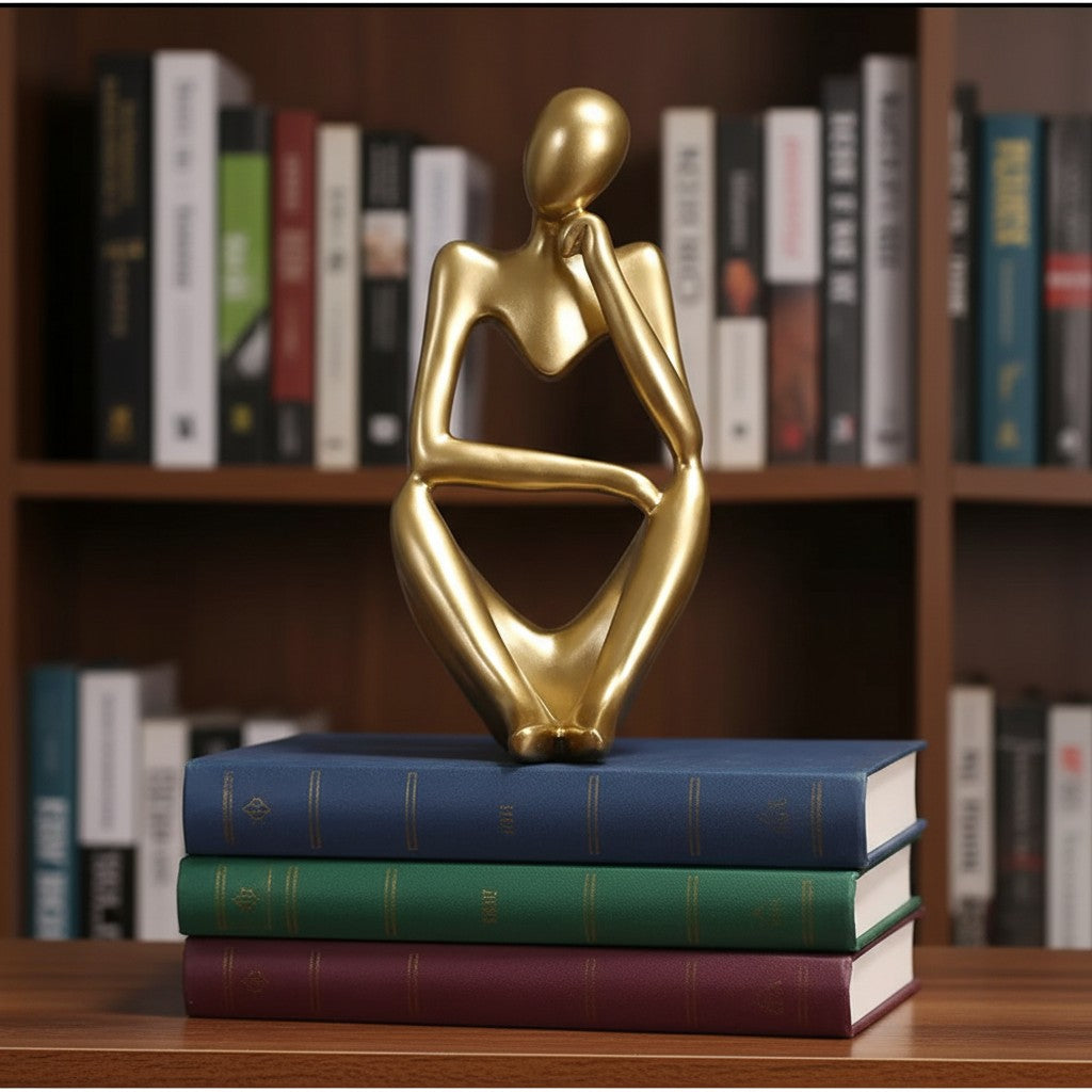 Geometric Iron Dog Figurine | Minimalist Decorative Sculpture for Desk - Lamylie