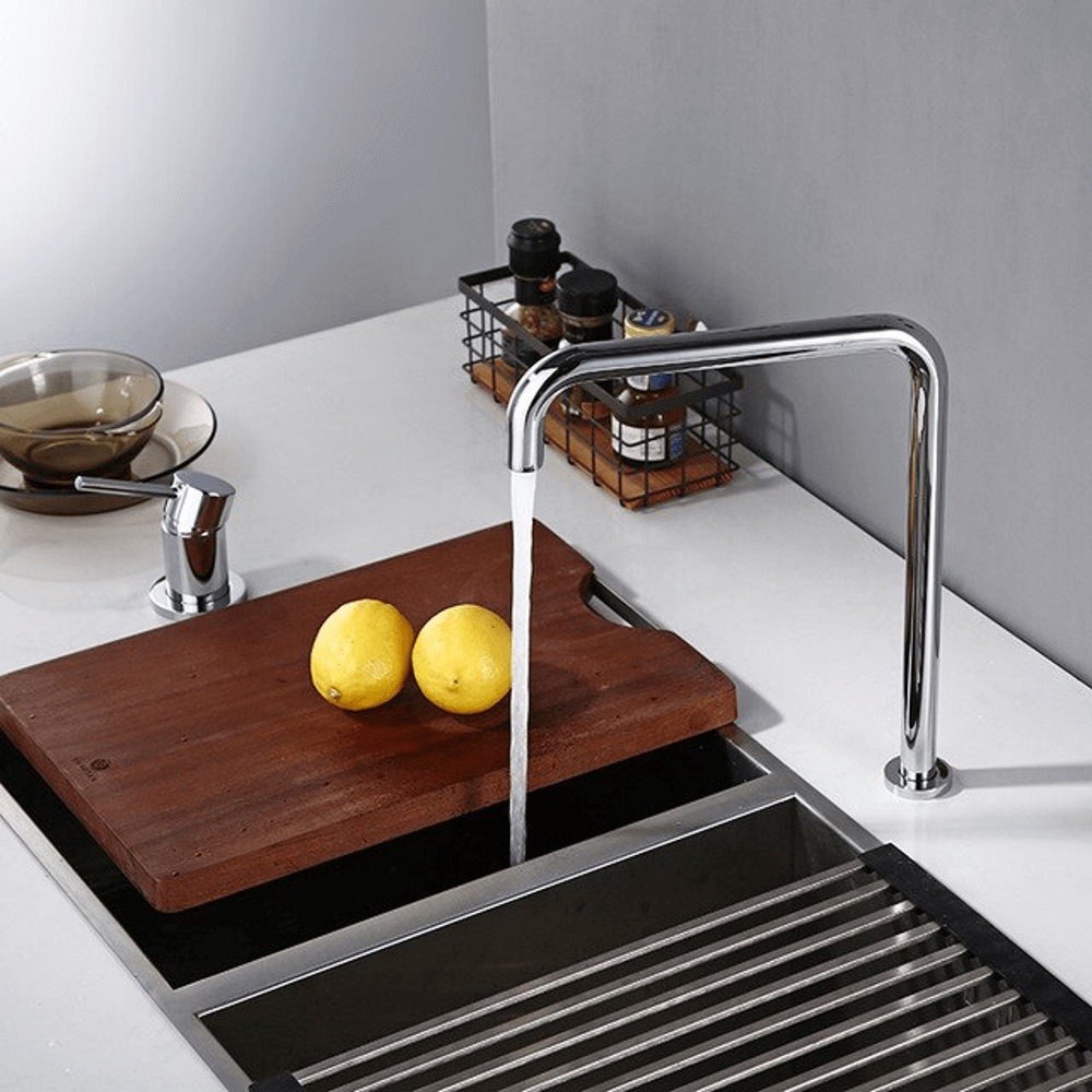 Moderner Küchenwasserhahn aus massivem Messing – langlebiges und stilvolles Design – Lamylie