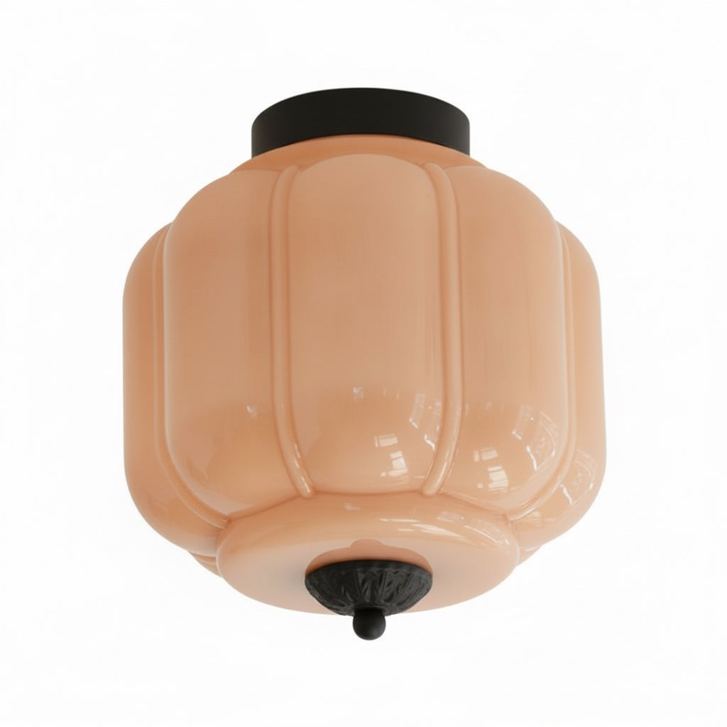 Ceiling Lamp Milk Glass Shade Modern Lighting Scandinavian Style Living Room Dining Room Bedroom Flush Mount - Lamylie