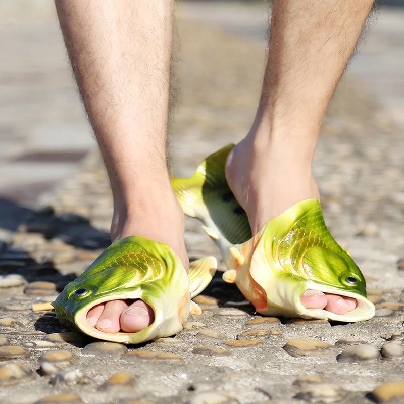 Chaussons en forme de poisson – Transformez chaque pas en un moment de confort et de plaisir sans effort - Lamylie