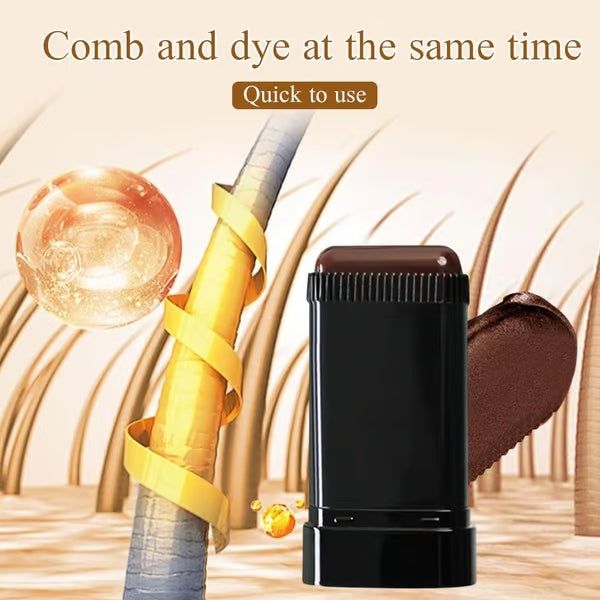 Stick para retocar a cor do cabelo com aplicador em pente - Lamylie