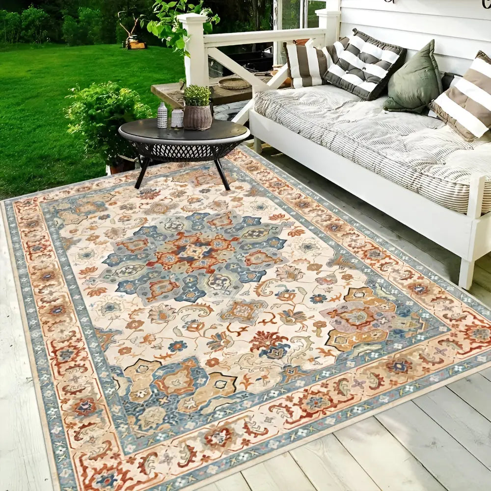 Tapis d’extérieur | Base en PVC antidérapante | Design nordique | FjordFloor - Lamylie