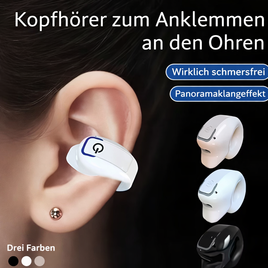 Headphones | Clip-On Style Headphones | Comfortable Fit & Open Sound Experience | AeroClip - Lamylie