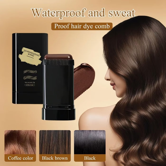 Stick para retocar a cor do cabelo com aplicador em pente - Lamylie