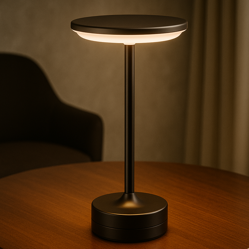 USB Rechargeable LED Desk Lamp Featuring 3 Color Temperature Settings - Lamylie