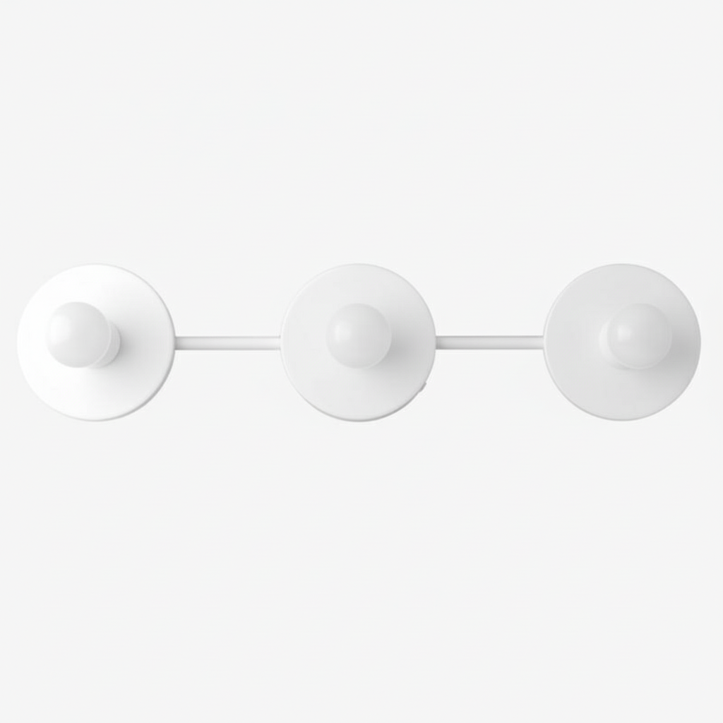 Metal Wall Lamp with Spherical Glass Shades 3-Light Bathroom Lighting Matte Green - Lamylie