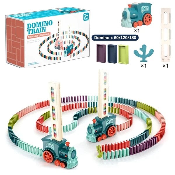 Train électrique pour un plaisir sans fin avec les dominos - Lamylie