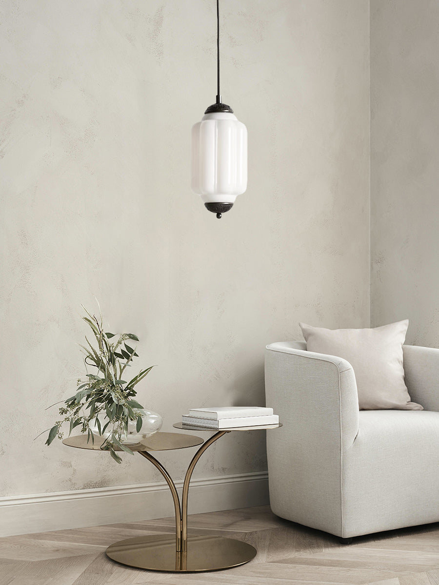 Vintage Glass Pendant Lamp with Nostalgic Look | Refined Lighting for Dining Room and Kitchen - Lamylie