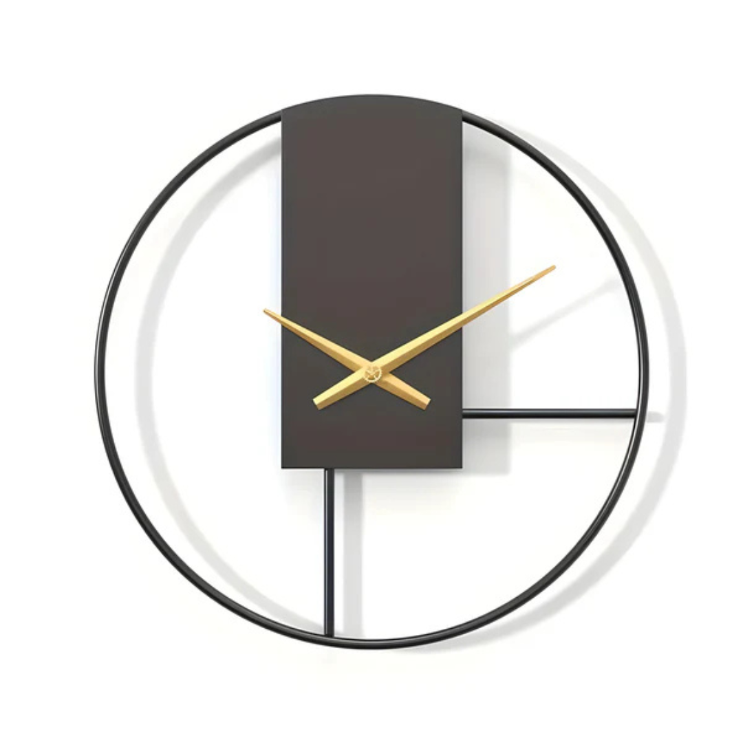Ceas de perete mare, minimalist – design silențios pentru living - Lamylie