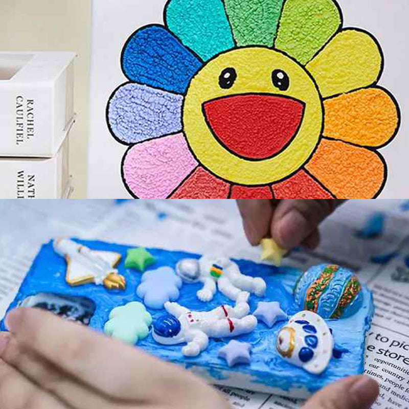 Arte con bolle 3D - Set creativo per effetti tridimensionali a forma di popcorn - Lamylie