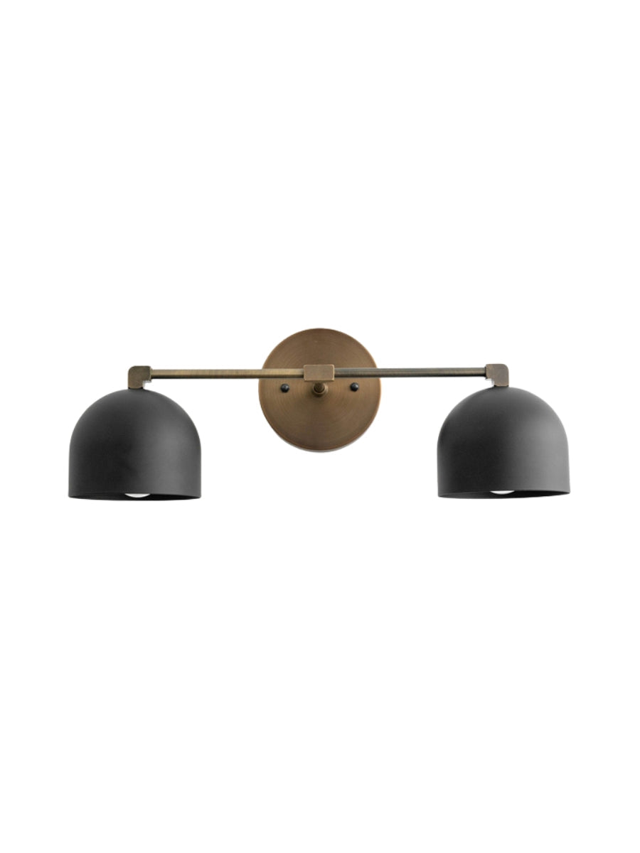 Wall Lamp Dome Shade Mid-Century Retro Design Bathroom Hallway - Lamylie