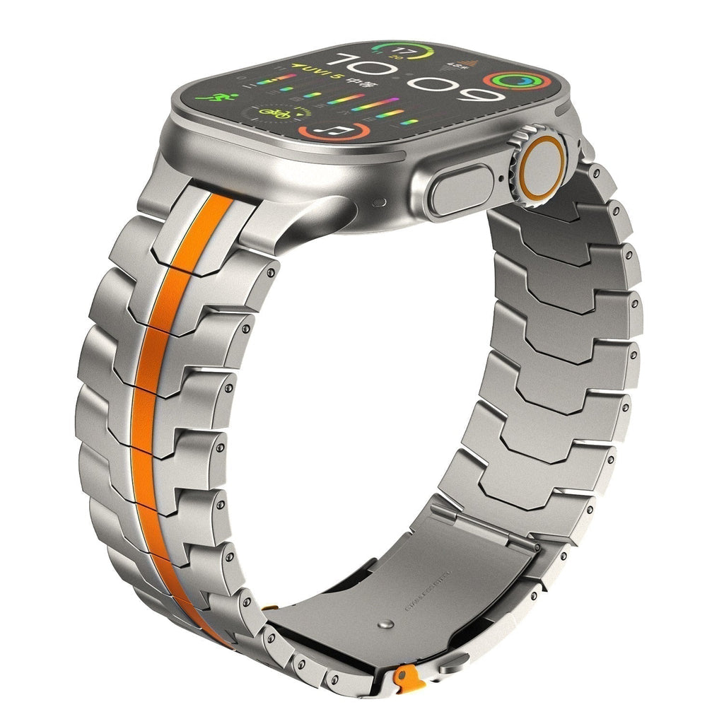 Řemínek AeroLink z titanu třídy 2 pro Apple Watch — lehká konstrukce o hmotnosti 66 g