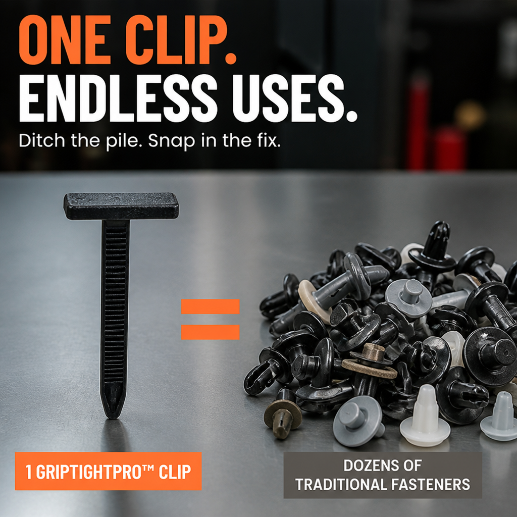 GripTightPro Nylon Lock Clips — Einrastbare Stärke, die das Klappern Ihres Autos endgültig beendet - Lamylie