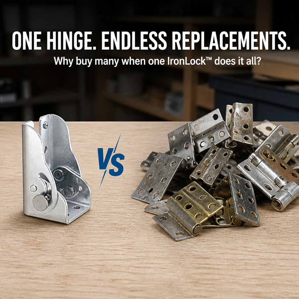 IronLock Fold & Secure Hinges — Unshakable Strength That Frees Your Space Instantly - Lamylie