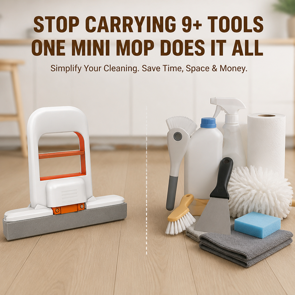LumiSweep Mini Mop — Rychle odstraňte nečistoty a užijte si úklid znovu – Lamylie