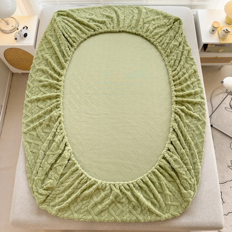 Set di copripiumino di lusso in velluto color latte, morbido, caldo, traspirante, reversibile, lavabile in lavatrice e resistente, matrimoniale king size - Lamylie