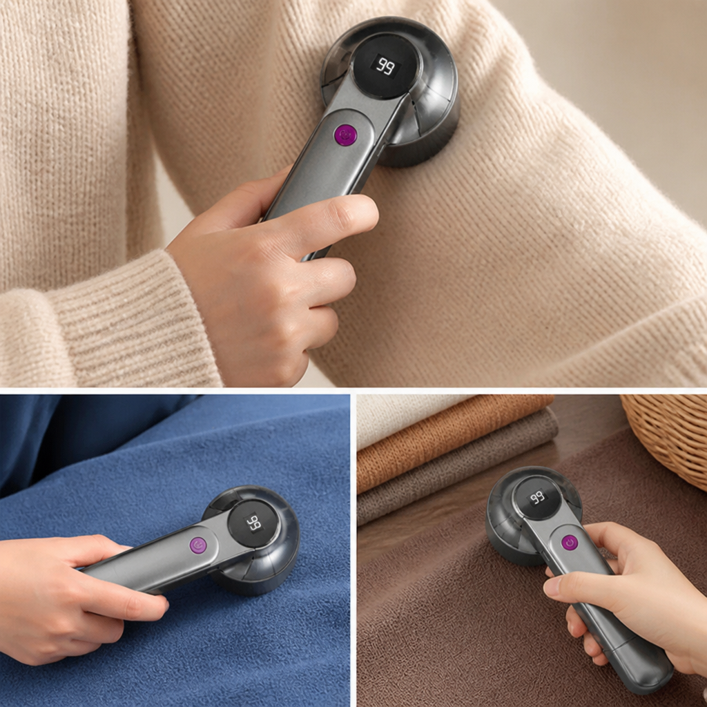 Novara — Smart Electric Lint Remover Rechargeable Fabric Shaver - Lamylie