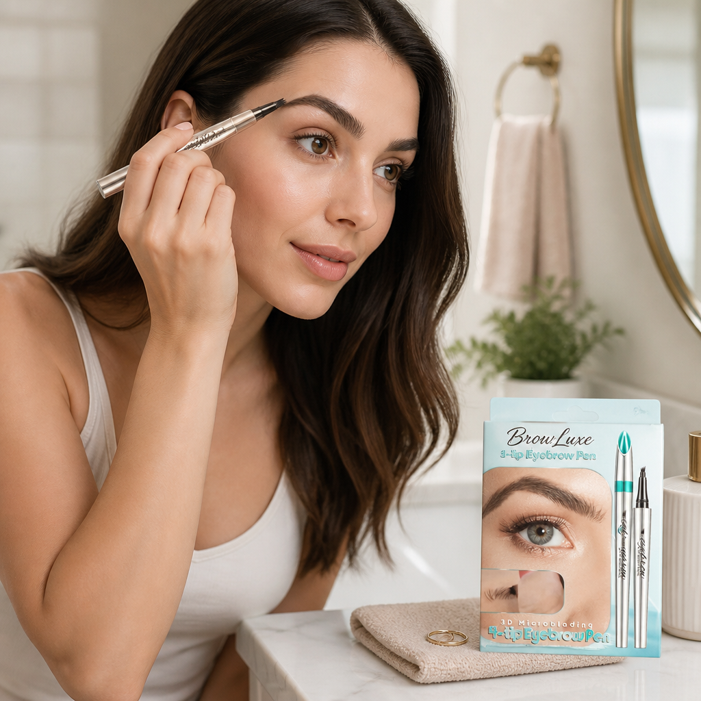 BrowLuxe — Trezește-te cu sprâncene naturale, dese și perfect conturate, care rezistă toată ziua - Lamylie